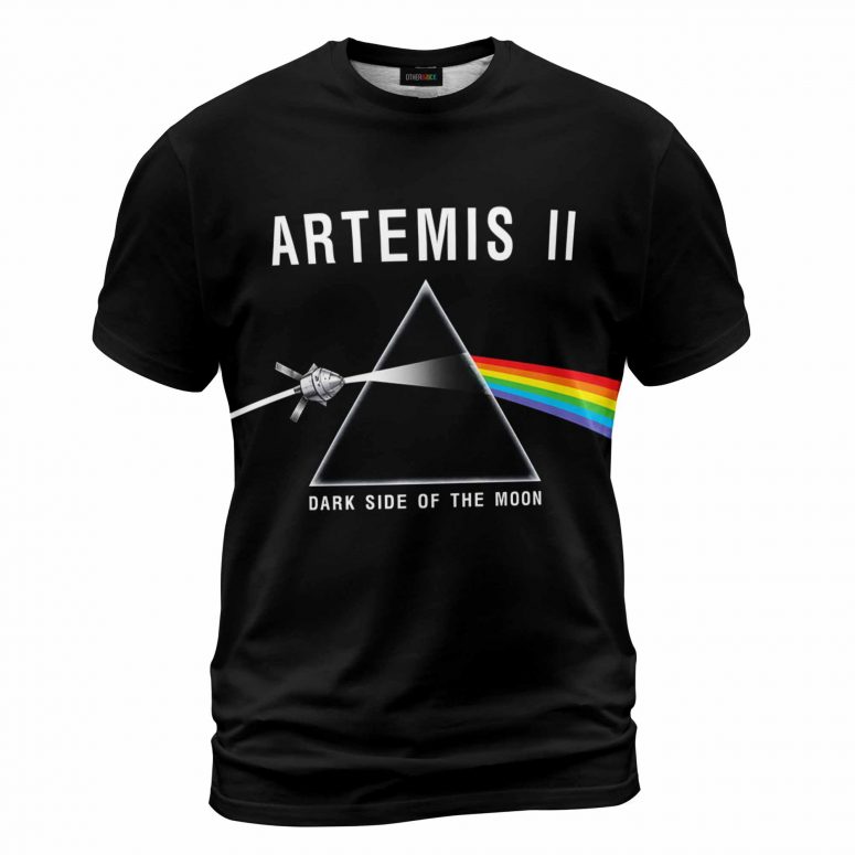 Pink Floyd Shirt - Artemis II Dark Side Of The Moon Space Mission 2026 Pink Floyd Shirt - Artemis II Dark Side Of The Moon Space Mission 2026