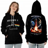 Pink Floyd Shirt – Artemis Ii Dark Side Of The Moon Space Mission 2026 Ziphoodie - OtherBrick