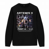 Pink Floyd Shirt – Artemis Ii Dark Side Of The Moon Wiseman Glover Hansen Koch Front Longsleeve Black - OtherBrick
