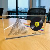 Pink Floyd Wish You Were Here Soundwave Art Horizontal Acrylic Plaque - OtherBrick