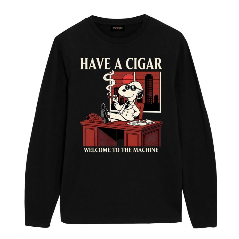 Snoopy Have A Cigar Welcome To The Machine Pink Floyd Shirt