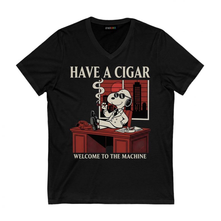 Snoopy Have A Cigar Welcome To The Machine Pink Floyd Shirt