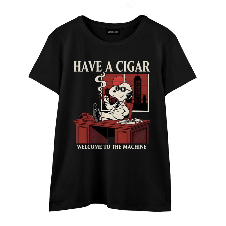 Snoopy Have A Cigar Welcome To The Machine Pink Floyd Shirt