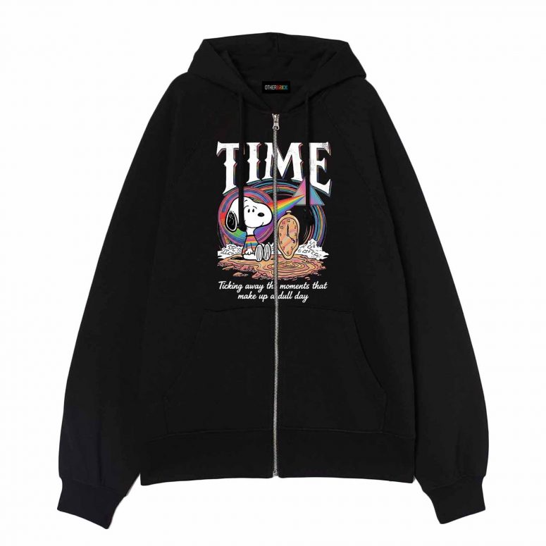 Snoopy Time Ticking Away The Moments That Make Up A Dull Day Pink Floyd Shirt