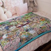 Velveteen Plush Blanket 5 - OtherBrick