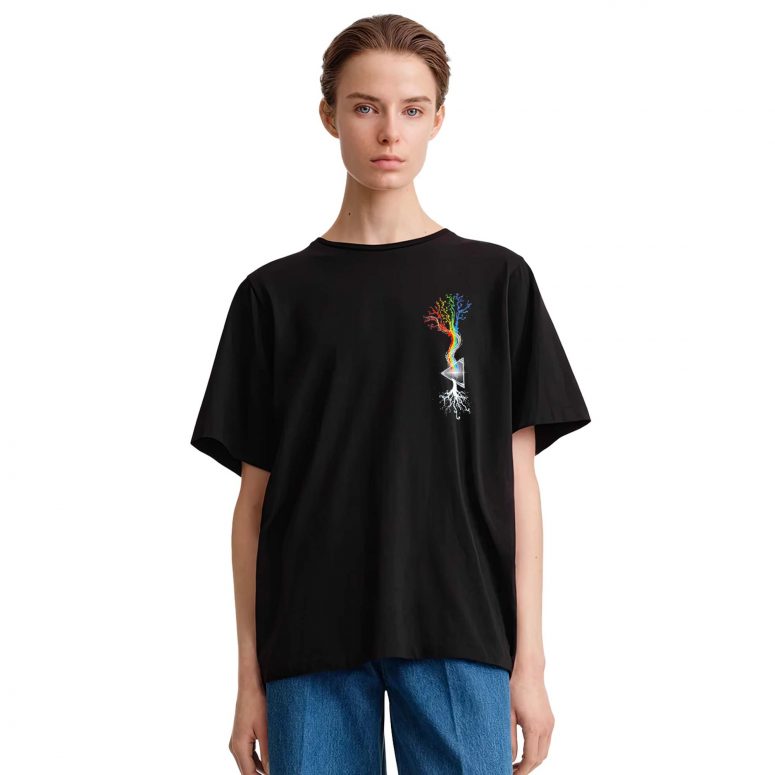 Pink Floyd Shirt - Wire Tree Prism Roots Dark Side Of The Moon Pink Floyd Shirt - Wire Tree Prism Roots Dark Side Of The Moon