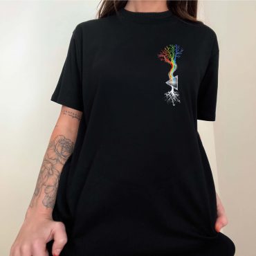 Pink Floyd Shirt - Wire Tree Prism Roots Dark Side Of The Moon