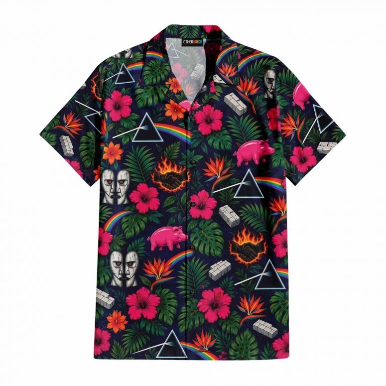Pink Floyd Hawaiian Shirt - Aloha 2026 DSOTM WYWH The Wall