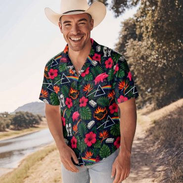 Pink Floyd Hawaiian Shirt - Aloha 2026 DSOTM WYWH The Wall
