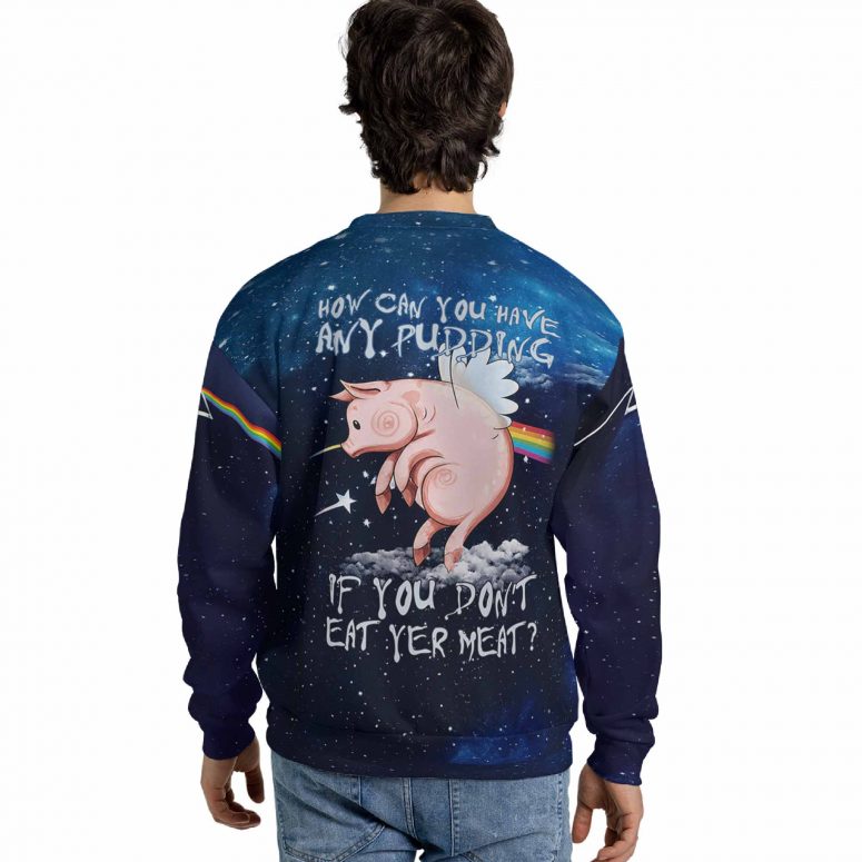 Pink Floyd Shirt - How Can You Have Any Pudding If You Dont Eat Yer Meat Flower Pink Floyd Shirt - How Can You Have Any Pudding If You Dont Eat Yer Meat Flower