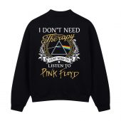Pink Floyd Print Back Shirt - I Don't Need Therapy I Just Need To Listen To Pink Floyd Pink Floyd Print Back Shirt - I Don't Need Therapy I Just Need To Listen To Pink Floyd