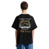Pink Floyd Print Back Shirt - I Don't Need Therapy I Just Need To Listen To Pink Floyd Pink Floyd Print Back Shirt - I Don't Need Therapy I Just Need To Listen To Pink Floyd