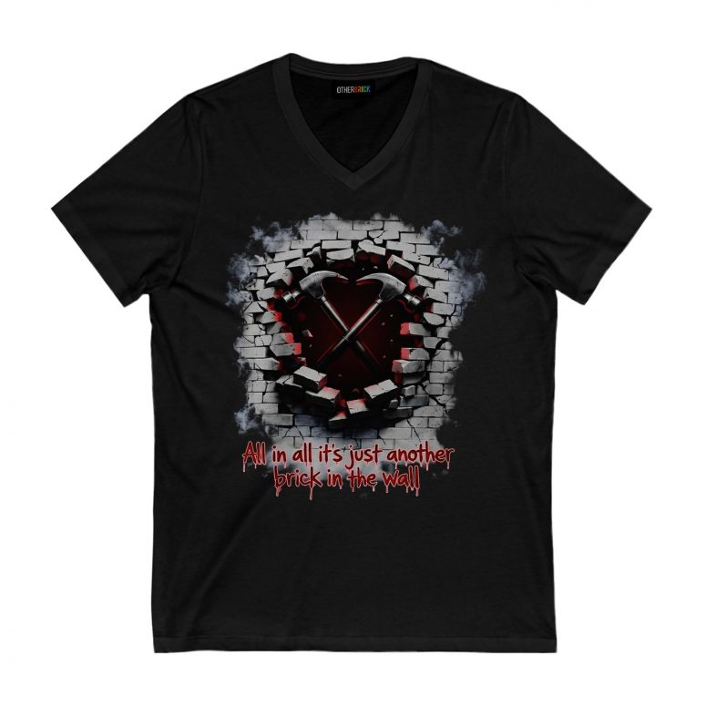 Pink Floyd Shirt - All In All It's Just Another Brick In The Wall Hammer Pink Floyd Shirt - All In All It's Just Another Brick In The Wall Hammer