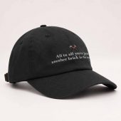 Pink Floyd Dad Cap Embroidered Hat - All In All You're Just Another Brick In The Wall Pink Floyd Dad Cap Embroidered Hat - All In All You're Just Another Brick In The Wall