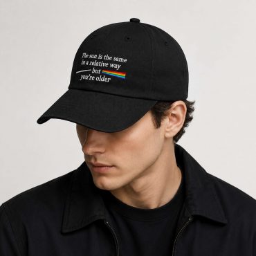 Pink Floyd Dad Cap Embroidered Hat - The Sun Is The Same In A Relative Way