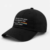 Pink Floyd Dad Cap Embroidered Hat - The Sun Is The Same In A Relative Way