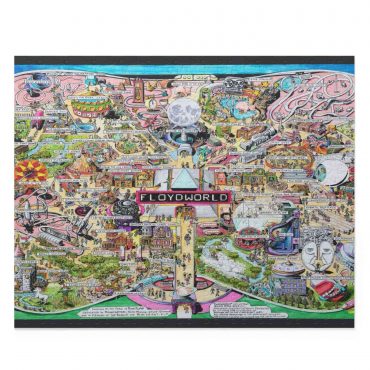Pink Floyd Puzzle - Floydworld Amusement Parks Pink Floyd Album Collage