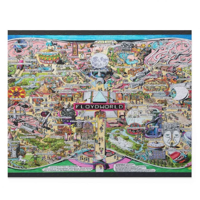 Pink Floyd Puzzle - Floydworld Amusement Parks Pink Floyd Album Collage Pink Floyd Puzzle - Floydworld Amusement Parks Pink Floyd Album Collage