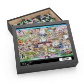 Pink Floyd Puzzle Floydworld Amusement Parks Pink Floyd Album Collage Pul - OtherBrick