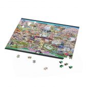Pink Floyd Puzzle Floydworld Amusement Parks Pink Floyd Album Collage Puzzl - OtherBrick