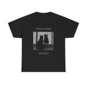 Pink Floyd Shirt Is There Any Body Out There Funny Witchy Cat Tee - OtherBrick