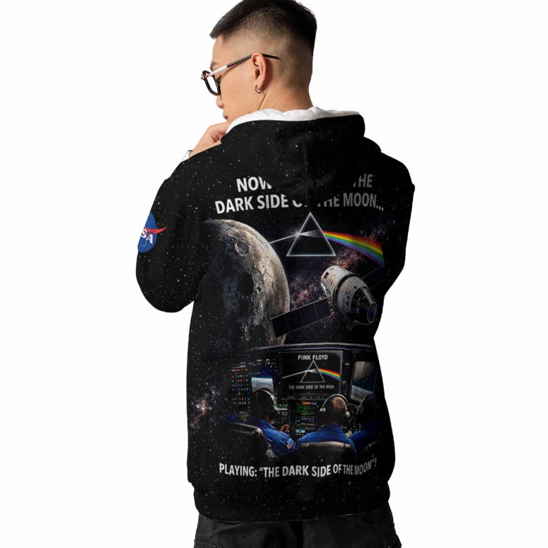 Pink Floyd Shirt - Artemis II See You On The Dark Side Of The Moon Crew Space