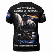Pink Floyd Shirt – Artemis Ii See You On The Dark Side Of The Moon Crew Space Shirt Back - OtherBrick