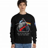 Pink Floyd Shirt – Artemis Ii See You On The Dark Side Of The Moon Crew Space Sweater Front - OtherBrick