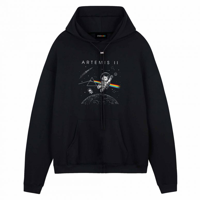 Pink Floyd Shirt - Funny Cat Astronaut Artemis 2 Dark Side Of The Moon