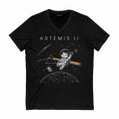 Pink Floyd Shirt - Funny Cat Astronaut Artemis 2 Dark Side Of The Moon