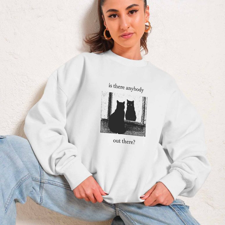 Pink Floyd Shirt - Is There Any Body Out There Funny Witchy Cat