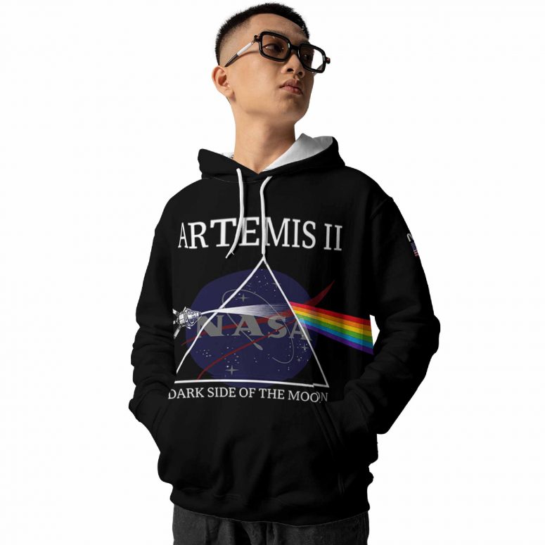 Pink Floyd Shirt - NASA Artemis II Dark Side Of The Moon 1st April 2026 Pink Floyd Shirt - NASA Artemis II Dark Side Of The Moon 1st April 2026