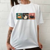Pink Floyd Shirt - Three Cats Gouache Picture Book DSOTM