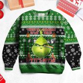 Pink Floyd Ugly Christmas Sweater Grinch Brain Damage Mka - OtherBrick
