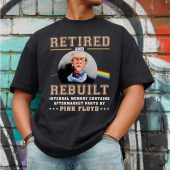 Retired And Rebuilt Internal Front Shirt Man Black - OtherBrick