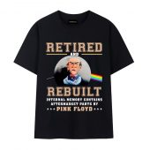 Retired And Rebuilt Internal Front Tshirt Black - OtherBrick