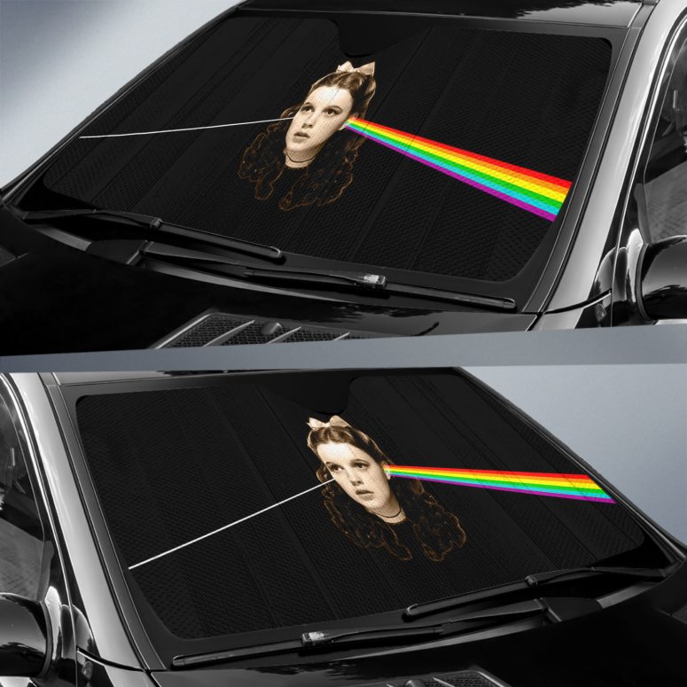 Pink Floyd Auto Sun Shade - The Dark Side of the Rainbow Dorothy