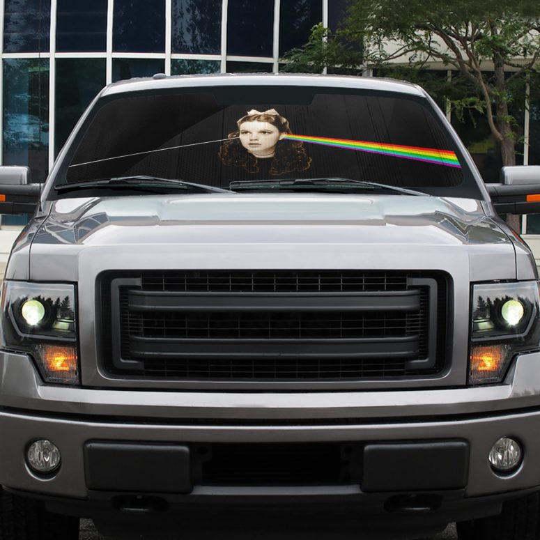 Pink Floyd Auto Sun Shade - The Dark Side of the Rainbow Dorothy
