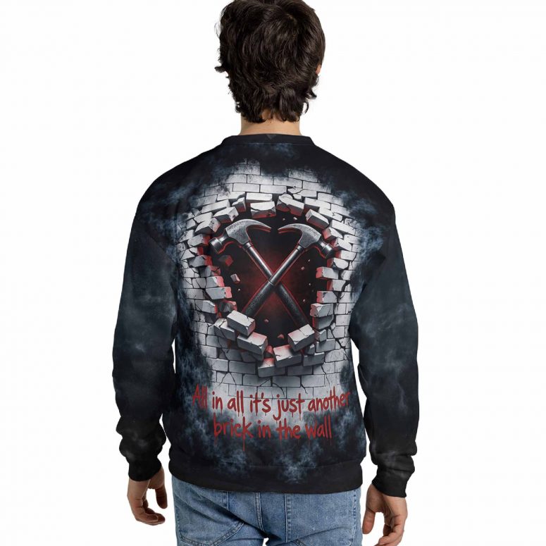 Pink Floyd Shirt - The Wall 47th Anniversary 3D Effects All In All It Just Another Brick In The Wall
