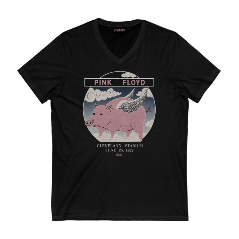 Pink Floyd Shirt - Animals Tour 1977 Cleveland Stadium June 25
