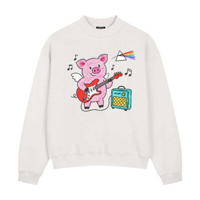 Pink Floyd Shirt - Crayon Another Pig In he Band
