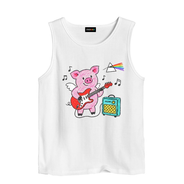 Pink Floyd Shirt - Crayon Another Pig In he Band