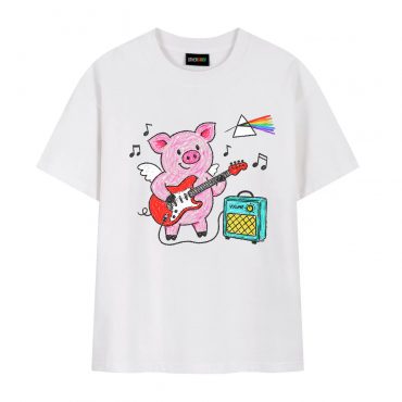 Pink Floyd Shirt - Crayon Another Pig In he Band Pink Floyd Shirt - Crayon Another Pig In he Band