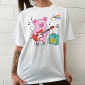 Pink Floyd Shirt - Crayon Another Pig In he Band