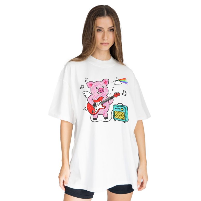 Pink Floyd Shirt - Crayon Another Pig In he Band