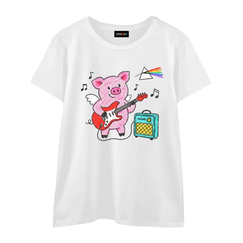 Pink Floyd Shirt - Crayon Another Pig In he Band