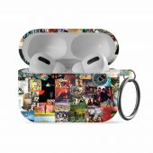 Pink Floyd Airpods Case Collage Albums Appro Front Open - OtherBrick