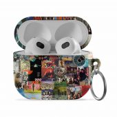 Pink Floyd Airpods Case Collage Albums Ap Front Open - OtherBrick