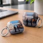 Pink Floyd Airpods Case Wish You Were Here Handshake Front Back - OtherBrick