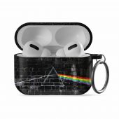 Pink Floyd Airpods Case The Dark Side Of The Moon In The Wall Art Appro Front Open - OtherBrick